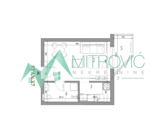 Glavna slika - Stan na prodaju, 29m2, 65.110€