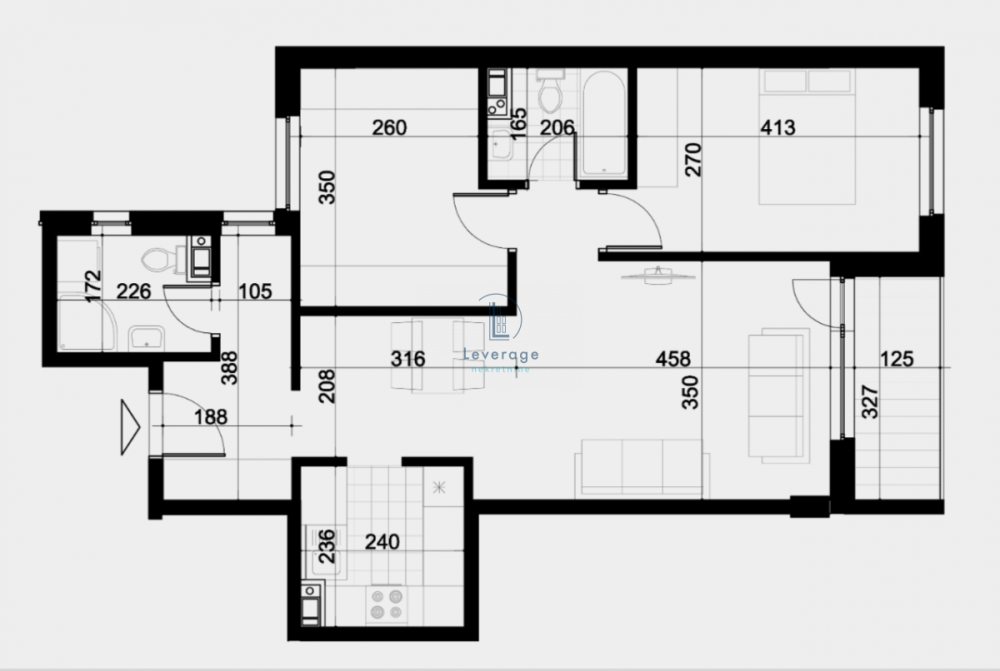 Slika 4 - Dvosoban stan na prodaju, 66m2, 207.900€