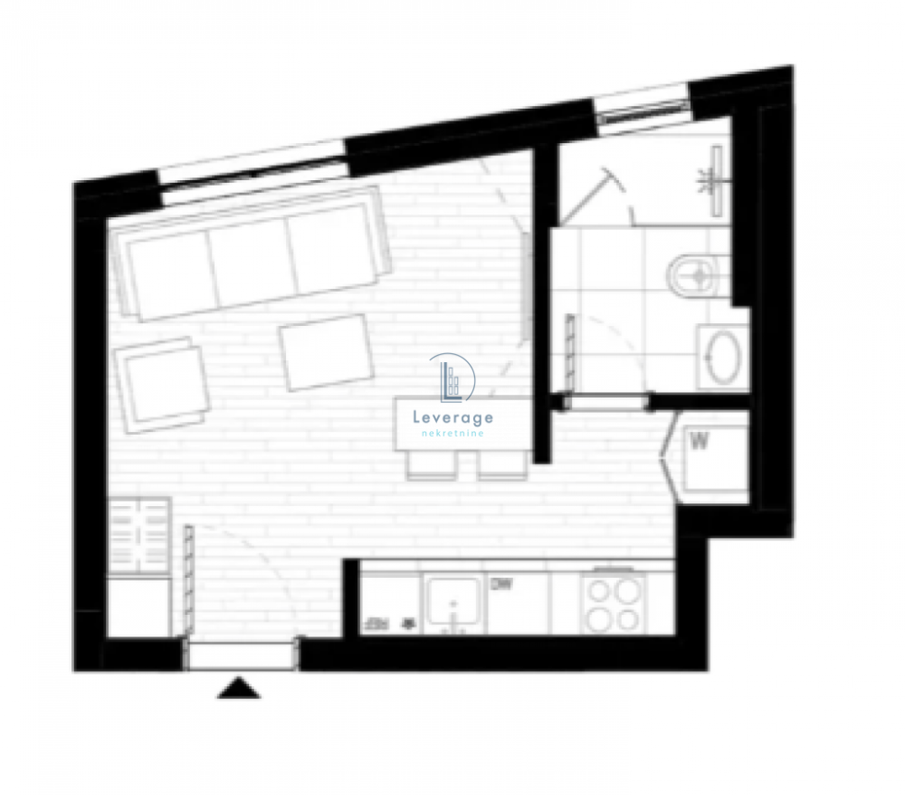 Slika 4 - Jednosoban stan na prodaju, 24m2, 103.236€