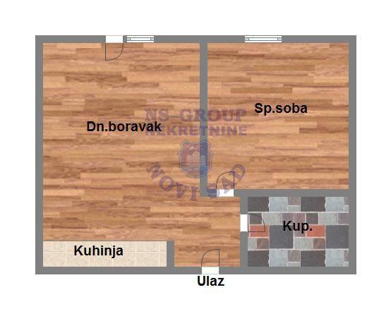 Glavna slika -Jednoiposoban stan na prodaju, 40m2, 65.920€