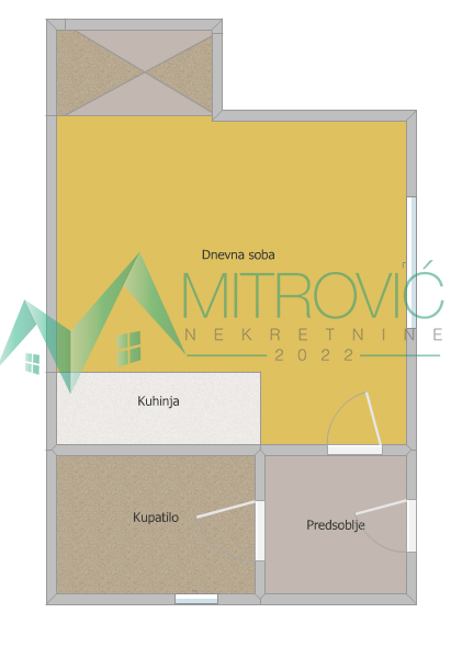 Glavna slika -Jednosoban stan na prodaju, 24m2, 77.250€