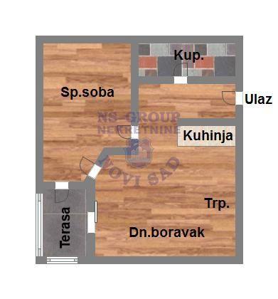 Glavna slika -Dvosoban stan na prodaju, 41m2, 116.390€