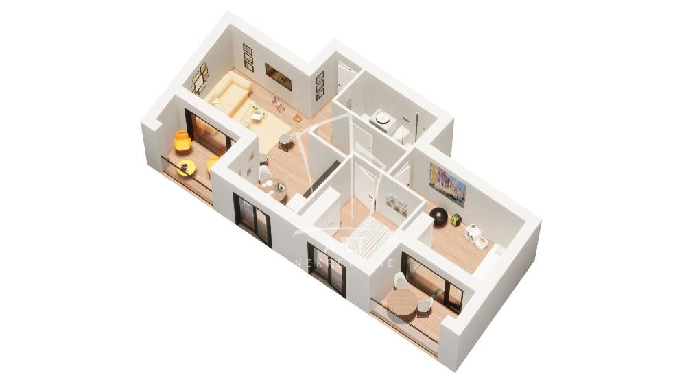 Slika 5 - Metohijska, Trosoban stan na prodaju, 58m2, 217.513€
