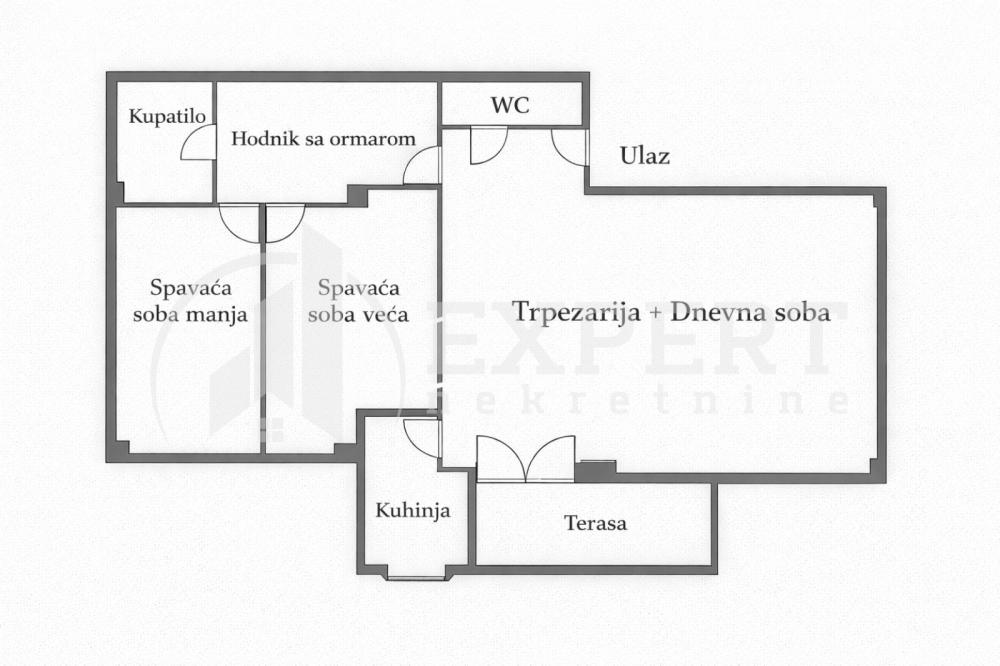Slika 6 - Sinđelićev trg, Trosoban stan za izdavanje, 80m2, 450€