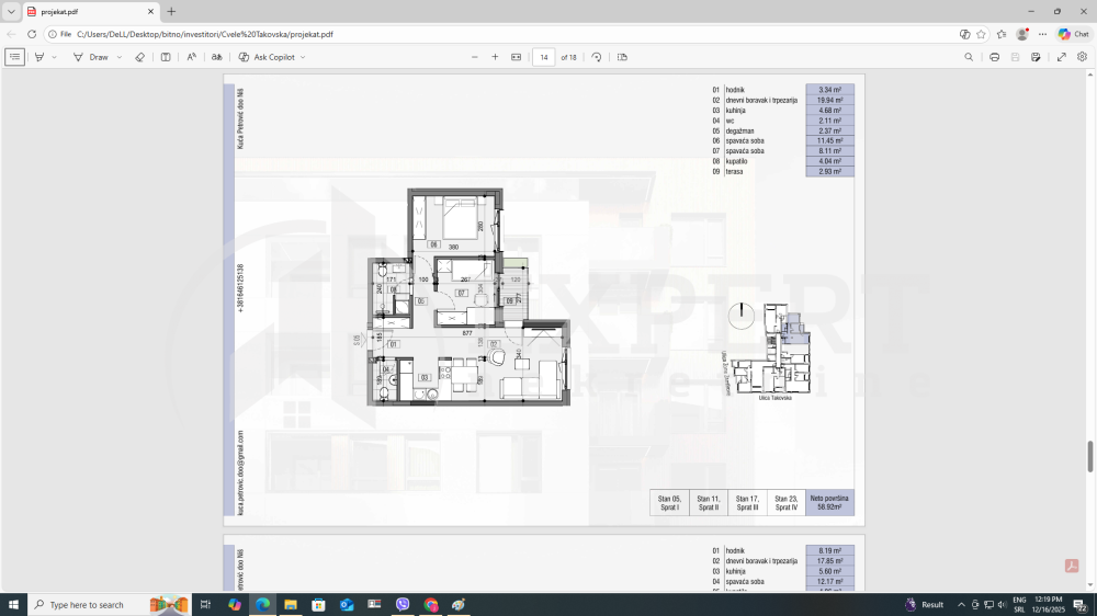 Slika 7 - Božidarčeva, Dvoiposoban stan na prodaju, 58m2, 142.590€