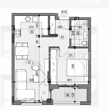 Slika 9 - Božidarčeva, Dvosoban stan na prodaju, 48m2, 118.440€
