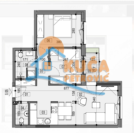 Slika 9 - Božidarčeva, Dvoiposoban stan na prodaju, 58m2, 142.590€
