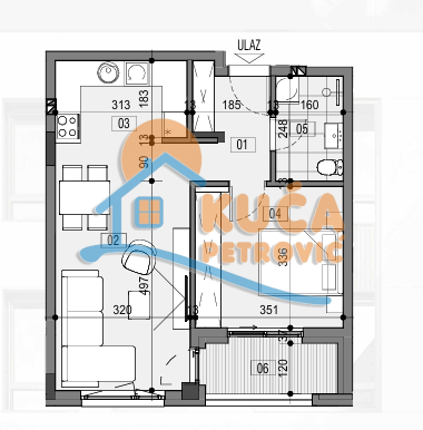 Slika 9 - Božidarčeva, Dvosoban stan na prodaju, 48m2, 118.440€