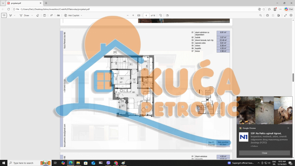 Slika 2 - Božidarčeva, Dvosoban stan na prodaju, 60m2, 145.880€