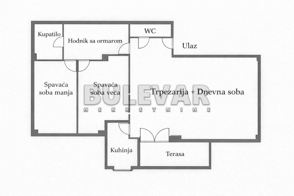 Slika 6 - Sinđelićev trg, Trosoban stan za izdavanje, 80m2, 450€