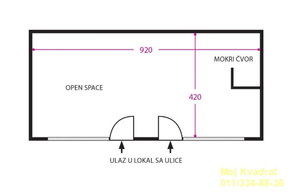 Slika 11 -  Lokal za izdavanje, 42m2, 2.250€