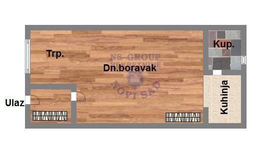 Glavna slika -Jednosoban stan na prodaju, 27m2, 75.090€