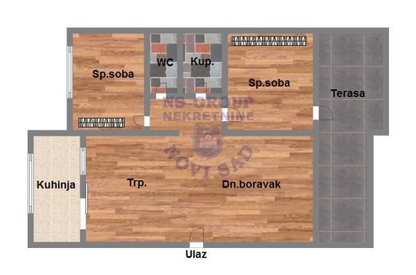 Slika 11 - Trosoban stan na prodaju, 75m2, 185.400€