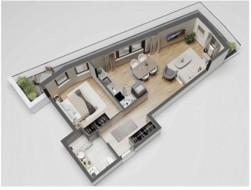 Slika 2 - Jednoiposoban stan na prodaju, 69m2, 180.900€