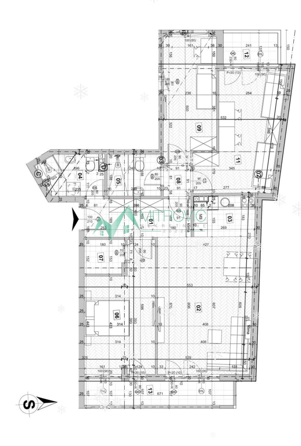 Slika 2 - Četvorosoban stan na prodaju, 105m2, 273.290€