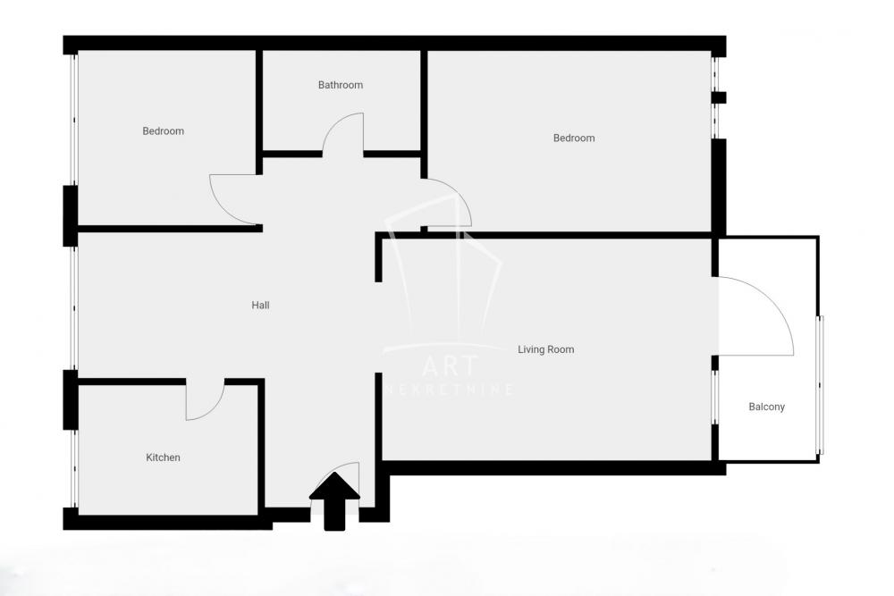 Slika 1 - Bačka, Trosoban stan na prodaju, 70m2, 207.900€