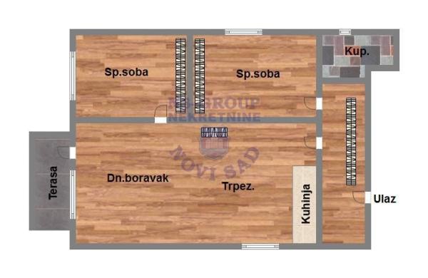 Slika 9 - Trosoban stan na prodaju, 64m2, 123.600€
