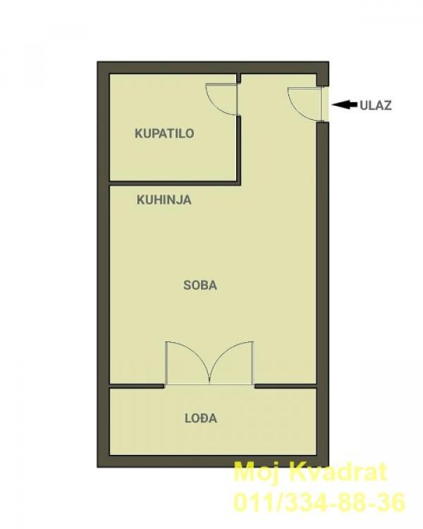 Slika 7 - Jednosoban stan na prodaju, 27m2, 107.000€