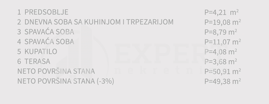 Slika 3 - Borivoja Stevanovića, Dvoiposoban stan na prodaju, 56m2, 104.860€