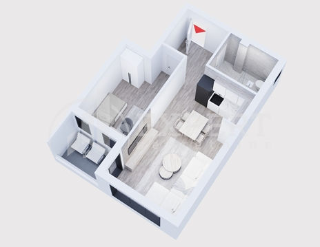 Glavna slika -Borivoja Stevanovića, Dvosoban stan na prodaju, 40m2, 75.930€