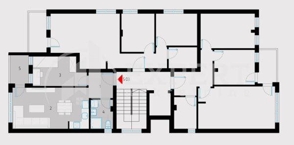 Slika 1 - Borivoja Stevanovića, Dvosoban stan na prodaju, 40m2, 75.930€