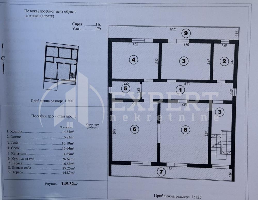 Slika 1 - Bulevar svetog cara, Četvorosoban stan na prodaju, 145m2, 130.500€