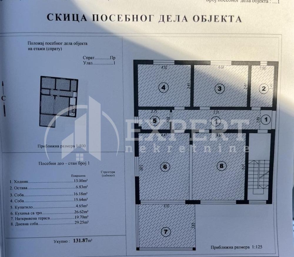 Slika 1 - Bulevar svetog cara, Četvorosoban stan na prodaju, 132m2, 118.800€