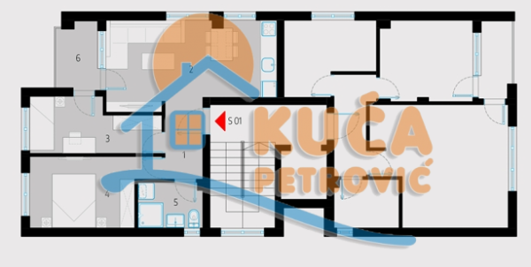 Slika 2 - Borivoja Stevanovića, Dvoiposoban stan na prodaju, 56m2, 104.860€