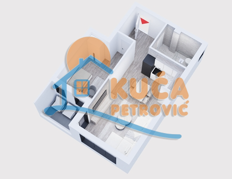 Glavna slika -Borivoja Stevanovića, Dvosoban stan na prodaju, 40m2, 75.930€