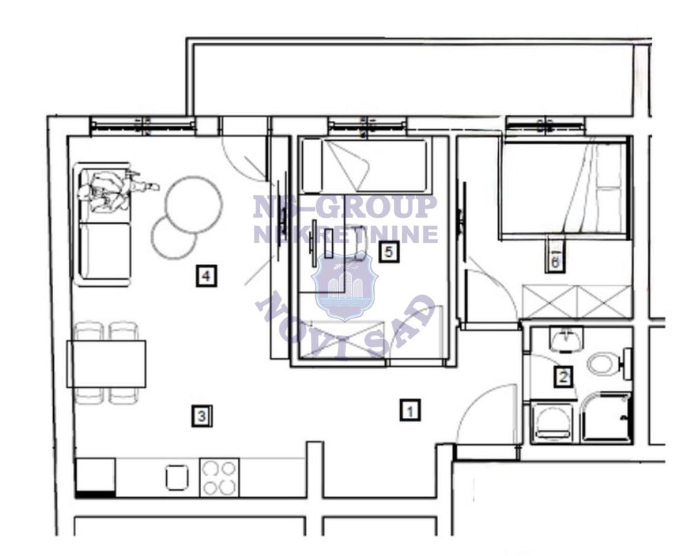 Slika 11 - Dvoiposoban stan na prodaju, 50m2, 160.610€