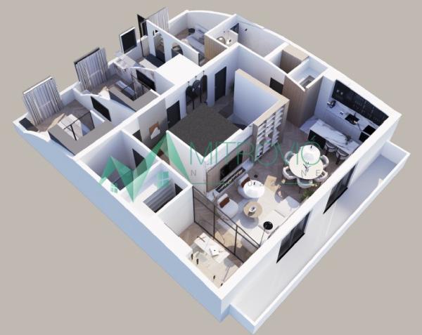 Slika 2 - Četvoroiposoban stan na prodaju, 129m2, 380.000€