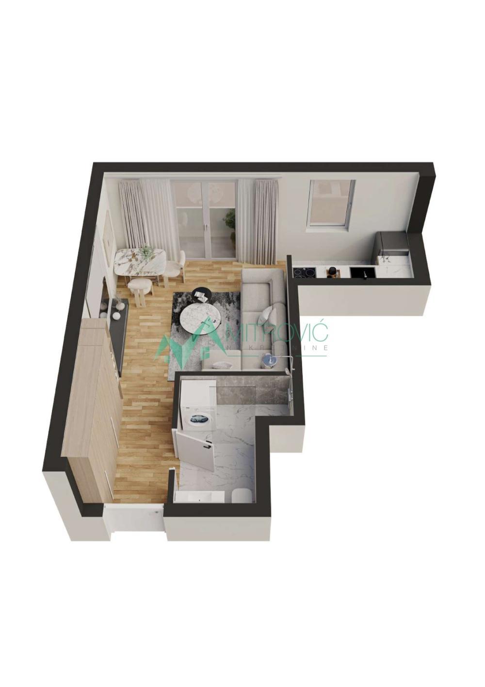 Glavna slika - Stan na prodaju, 26m2, 82.770€