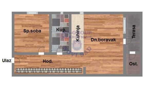 Slika 9 - Dvosoban stan na prodaju, 44m2, 122.000€