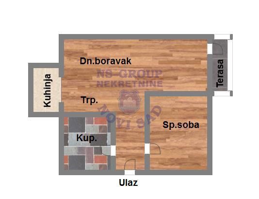 Slika 7 - Dvosoban stan na prodaju, 49m2, 123.600€