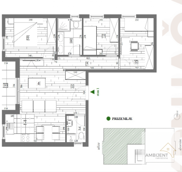 Slika 1 - Trosoban stan na prodaju, 60m2, 106.505€
