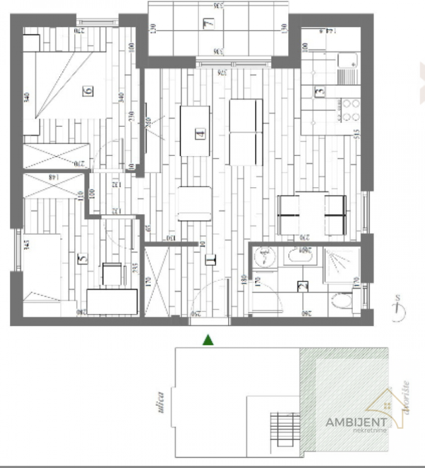 Slika 1 - Trosoban stan na prodaju, 53m2, 94.255€