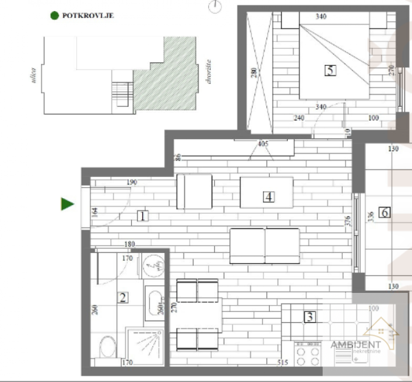 Slika 1 - Dvosoban stan na prodaju, 42m2, 75.198€
