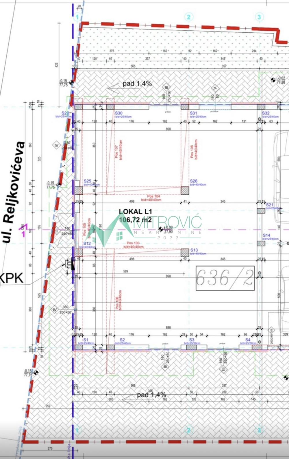 Slika 3 -  Lokal na prodaju, 104m2, 191.920€