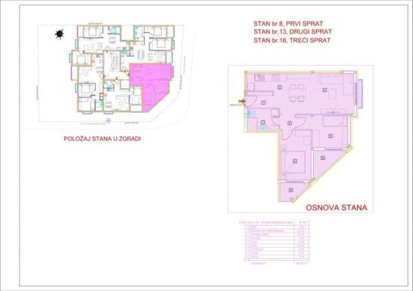 Slika 2 - Partizanske Vode, Dvoiposoban stan na prodaju, 60m2, 163.790€