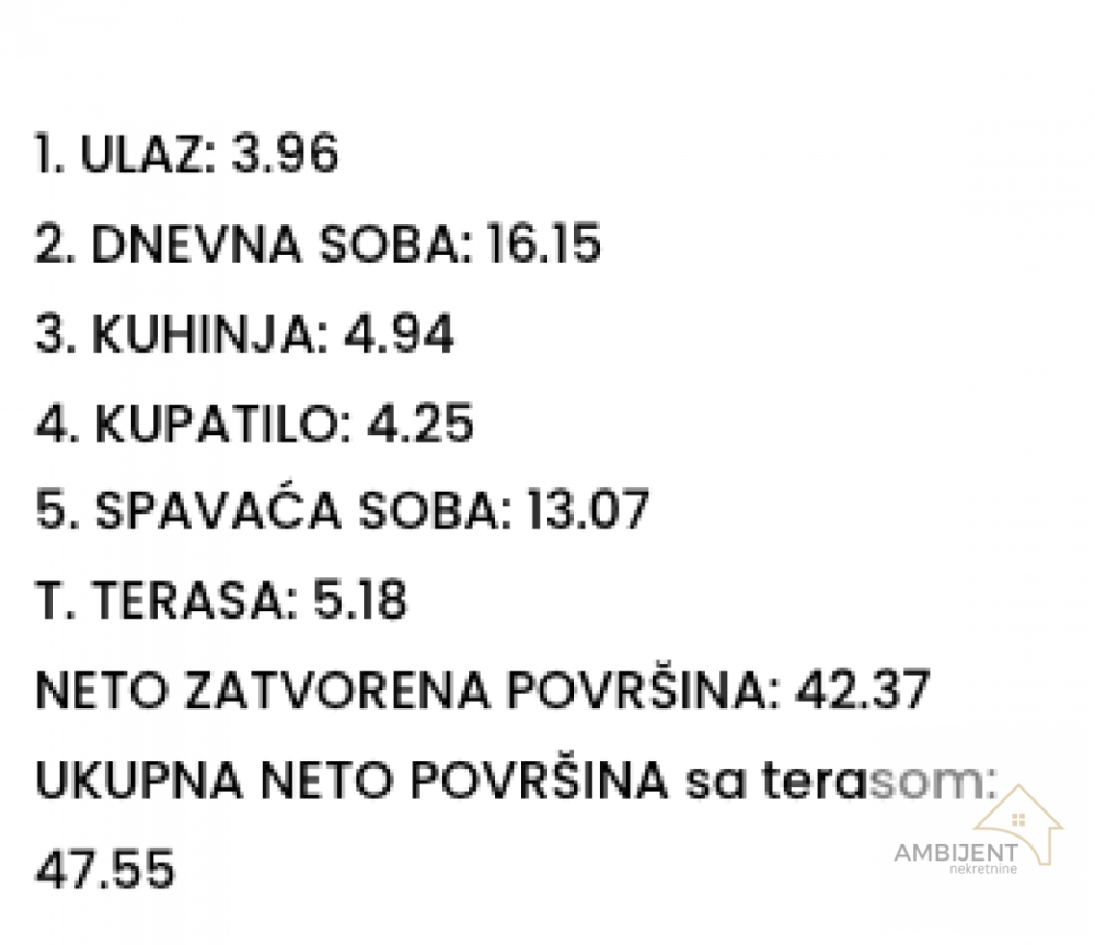 Slika 4 - Dvosoban stan na prodaju, 47m2, 123.630€