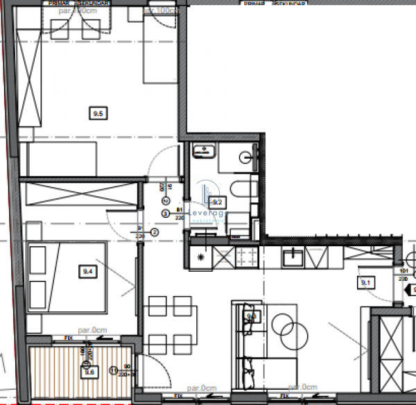 Slika 2 - Dvoiposoban stan na prodaju, 63m2, 242.250€