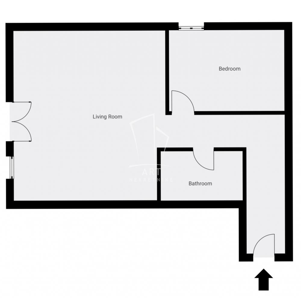 Slika 1 - Stanoja Simića, Dvosoban stan na prodaju, 49m2, 140.000€
