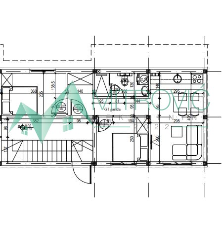 Slika 1 - Dvoiposoban stan na prodaju, 41m2, 65.460€