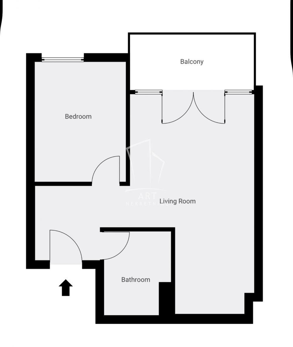 Slika 11 - Mirka Milojkovića, Dvosoban stan na prodaju, 45m2, 149.900€