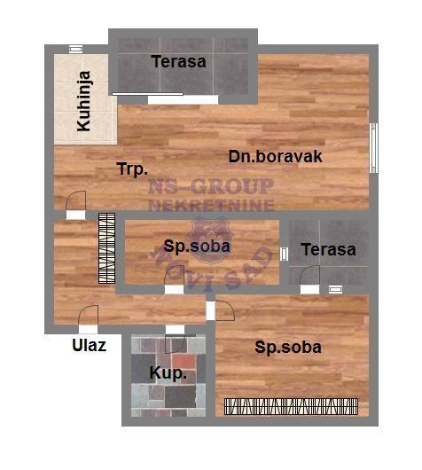 Glavna slika -Trosoban stan na prodaju, 65m2, 211.200€