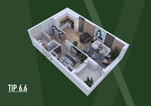 Slika 4 - Palilulska, Dvosoban stan na prodaju, 54m2, 117.696€