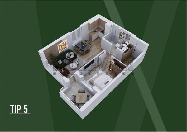 Slika 4 - Palilulska, Dvosoban stan na prodaju, 46m2, 101.888€