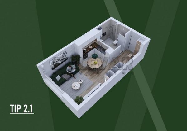 Glavna slika -Palilulska, Jednosoban stan na prodaju, 35m2, 81.520€