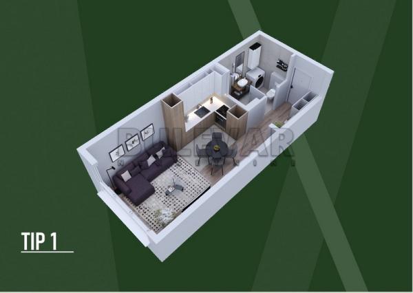 Glavna slika -Palilulska, Jednosoban stan na prodaju, 25m2, 67.224€