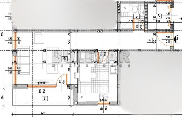 Slika 3 - Nikole Rašića Koleta, Jednosoban stan na prodaju, 41m2, 73.090€